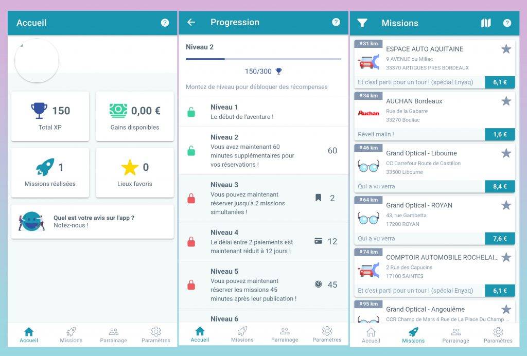 L'application BeMyEye - Gagner de l'argent