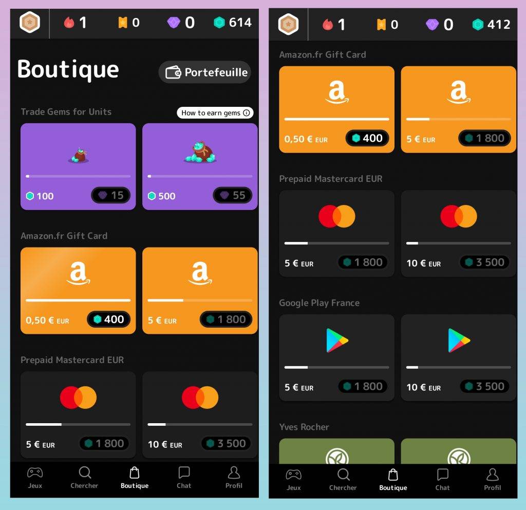 L'application Mistplay - Gagner de l'argent