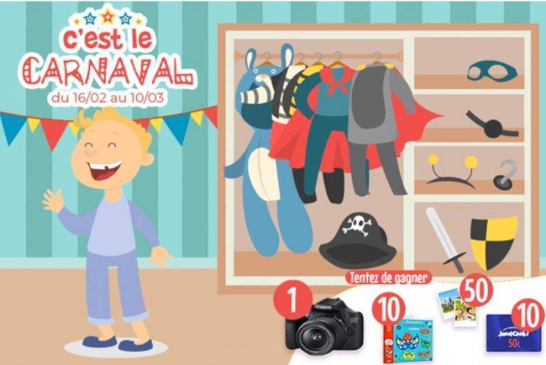 Jeu concours Kinder « Préparez le carnaval » [du 16/02/2022 au 10/03/2022]
