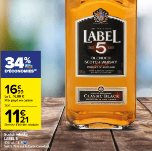 Label 5 - Promotion Carrefour
