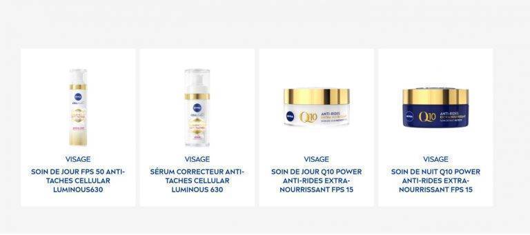 Testez gratuitement une sélection de produits NIVEA [Campagne – Février 2022]