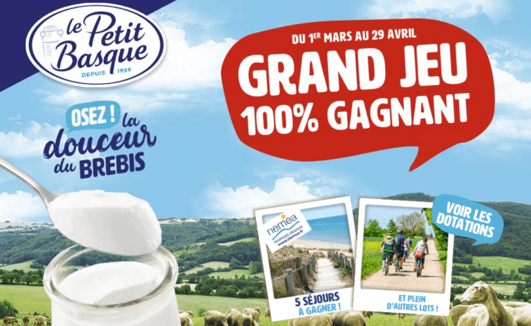 Grand Jeu 100% gagnant Le Petit Basque [du 1er mars au 30 avril 2022]