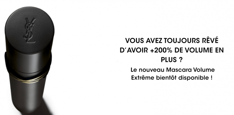 Jeu-Concours – Yves Saint Laurent – Mascara Volume Extrême [du 28 février au 6 mars 2022]