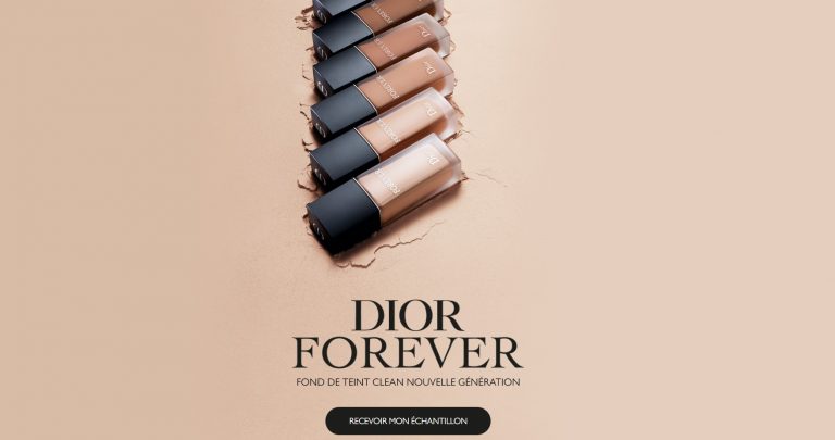 Obtenez un échantillon gratuit du fond de teint Dior Forever [campagne Avril 2022]