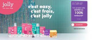 Un produit de la marque Jolly (cires, crèmes, rasage) (100% remboursé) [Du 1er Avril 2022 au 31 Août 2022]