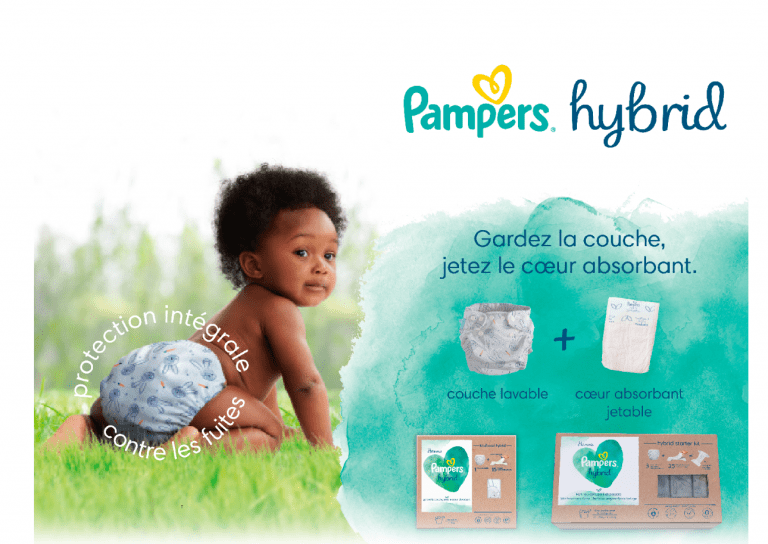 Kit d’essai couches Pampers Hybrid : Satisfait ou remboursé