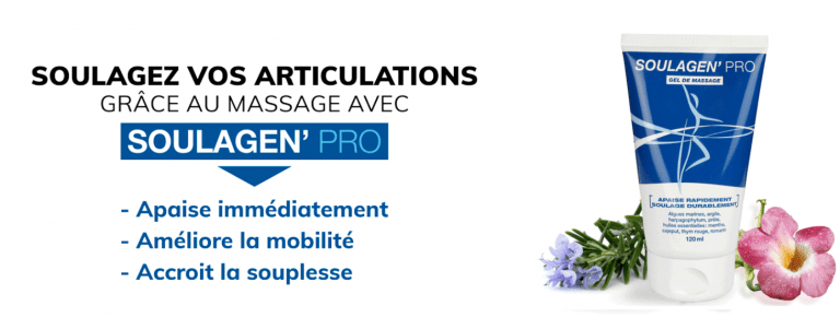 Obtenez gratuitement un échantillon d&rsquo;un gel de massage de la marque Soulagen’PRO (soulage les articulations)