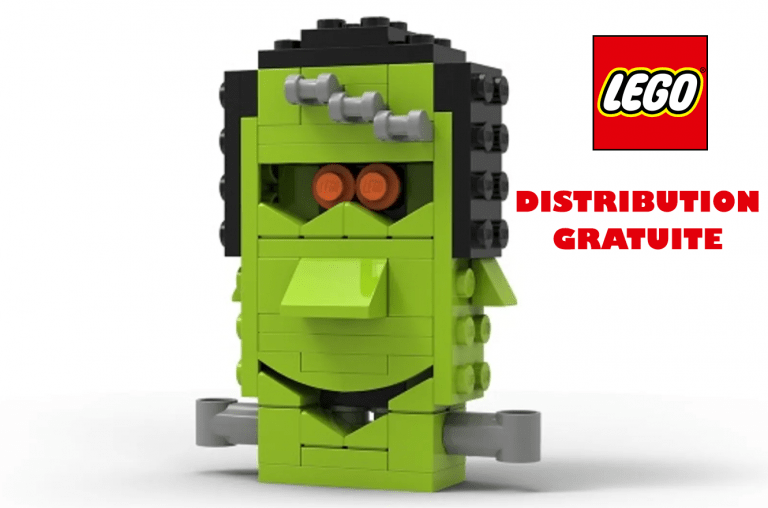 Le week-end du 29 et 30 octobre 2022, distribution gratuite de Lego Frankenstein dans les Lego Stores participants