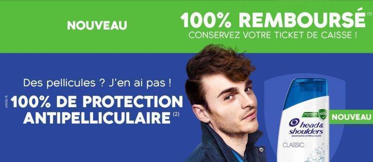 Offre de remboursement shampooing Head & Shoulders jusqu&rsquo;en mars 2023
