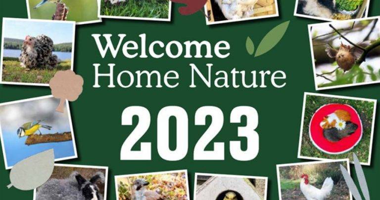 Un calendrier gratuit à recevoir chez vous de Welcome Home Nature 2023