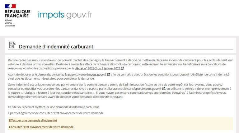 Demande d&rsquo;indemnité carburant