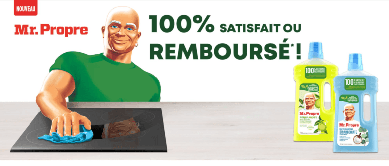 Entre le 01/03/2023 et le 30/10/2023, profitez d&rsquo;une offre satisfait et remboursé sur un produit de la gamme Monsieur Propre Dilués