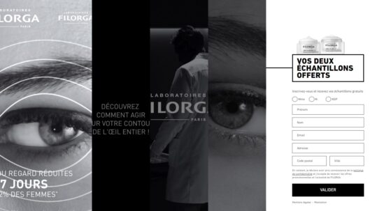 Deux échantillons gratuits Filorga : soin contour des yeux TIME-FILLER EYES et un soin visage TIME-FILLER 5XP GEL-CREME