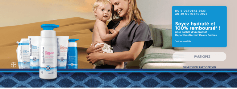 Offre satisfait et remboursé sur un produit BepanthenDerma peaux sèches [entre le 09/10/2023 et le 30/10/2023]