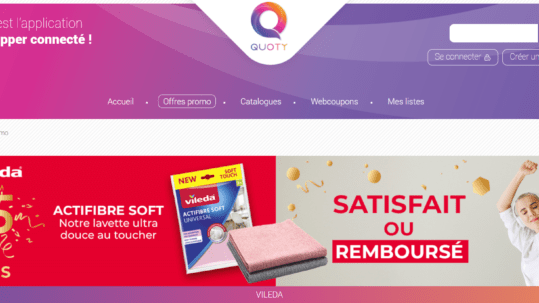 Lavette douce en microfibre Vileda ACTIFIBRE SOFT x2 [Offre Quoty valable pour tout achat effectué à compter du 01/10/2024]